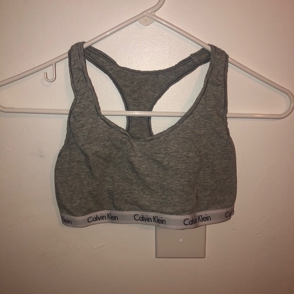Calvin Klein Other - Calvin Klein Gray Modern Cotton Bralette